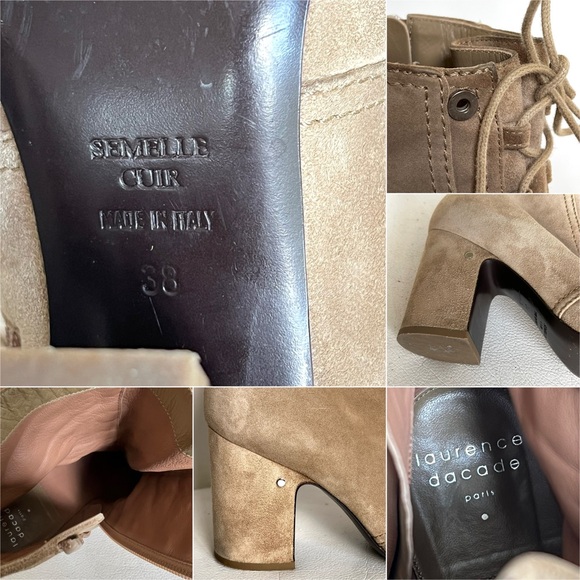 (͒ ॢ X ॢ)͒

Tan Suede Victorian Lace Up Ankle Boots - Picture 11 of 17